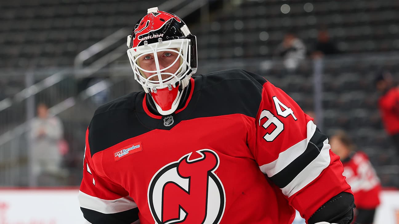 Jake Allen action shot