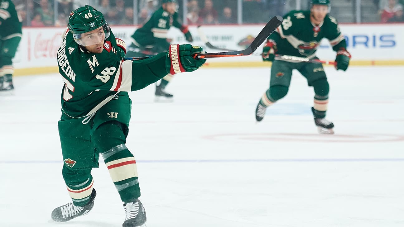 Jared Spurgeon action shot