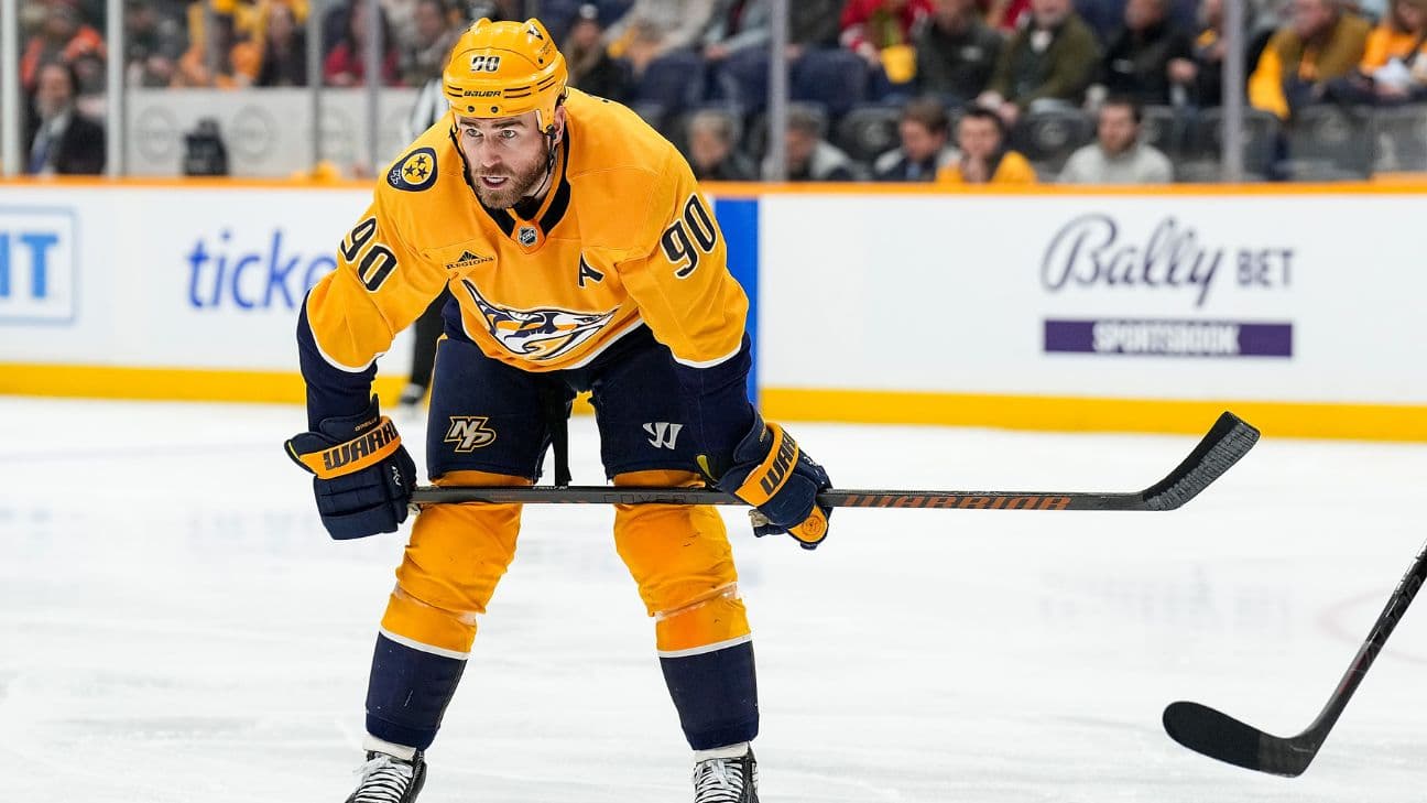 Ryan O'Reilly action shot