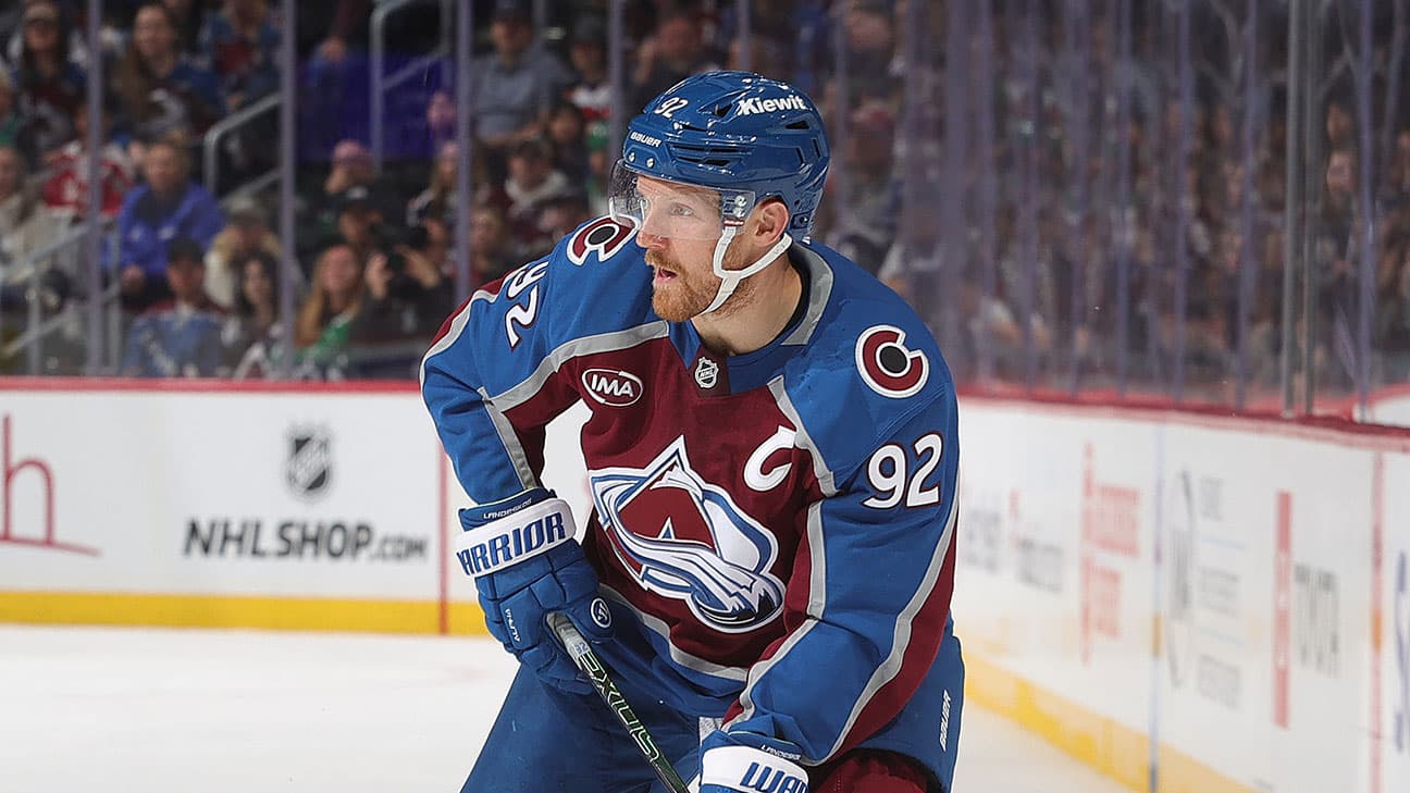 Gabriel Landeskog action shot