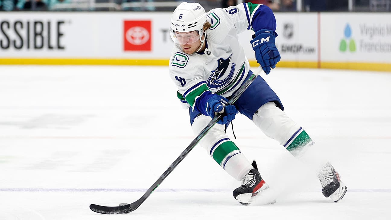 Brock Boeser action shot