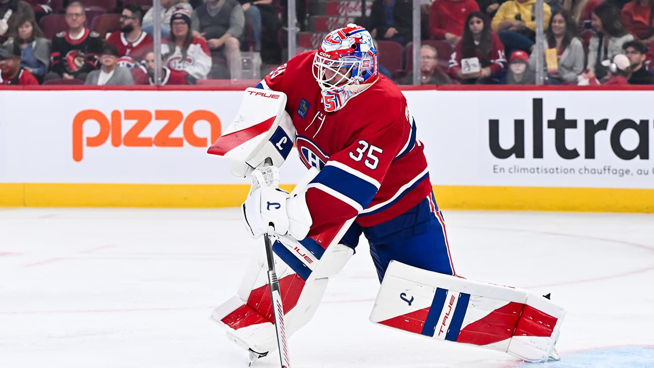 Samuel Montembeault action shot