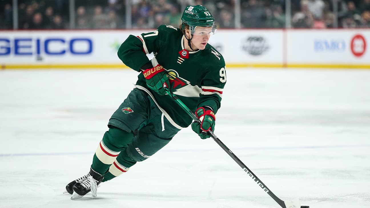 Kirill Kaprizov action shot