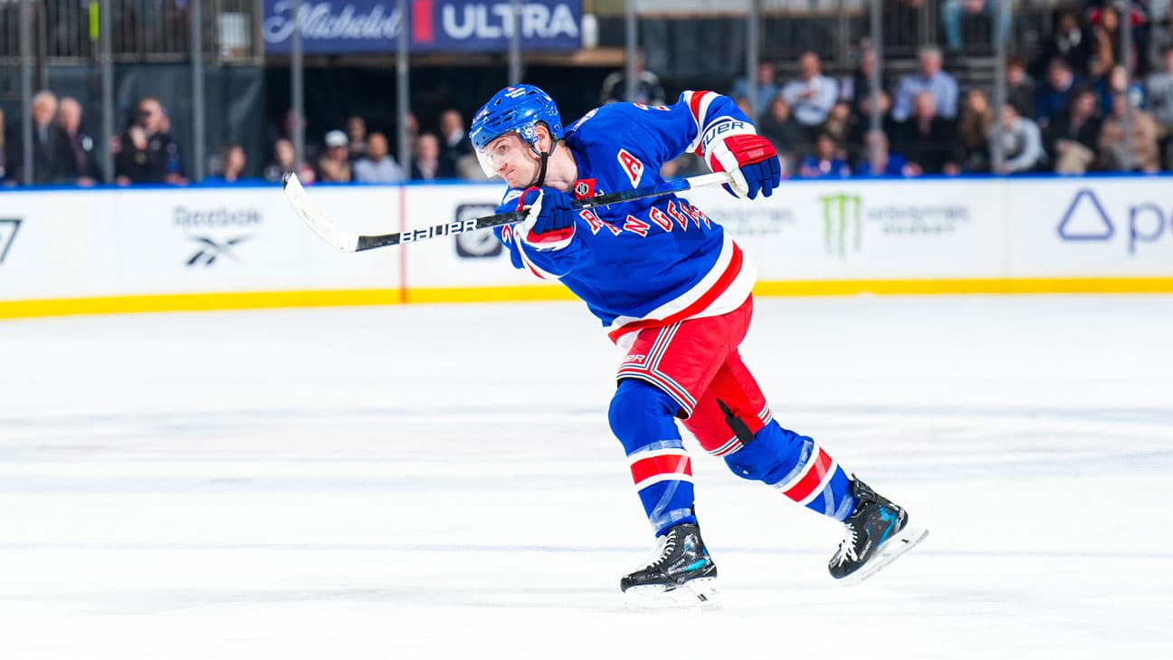 Adam Fox action shot