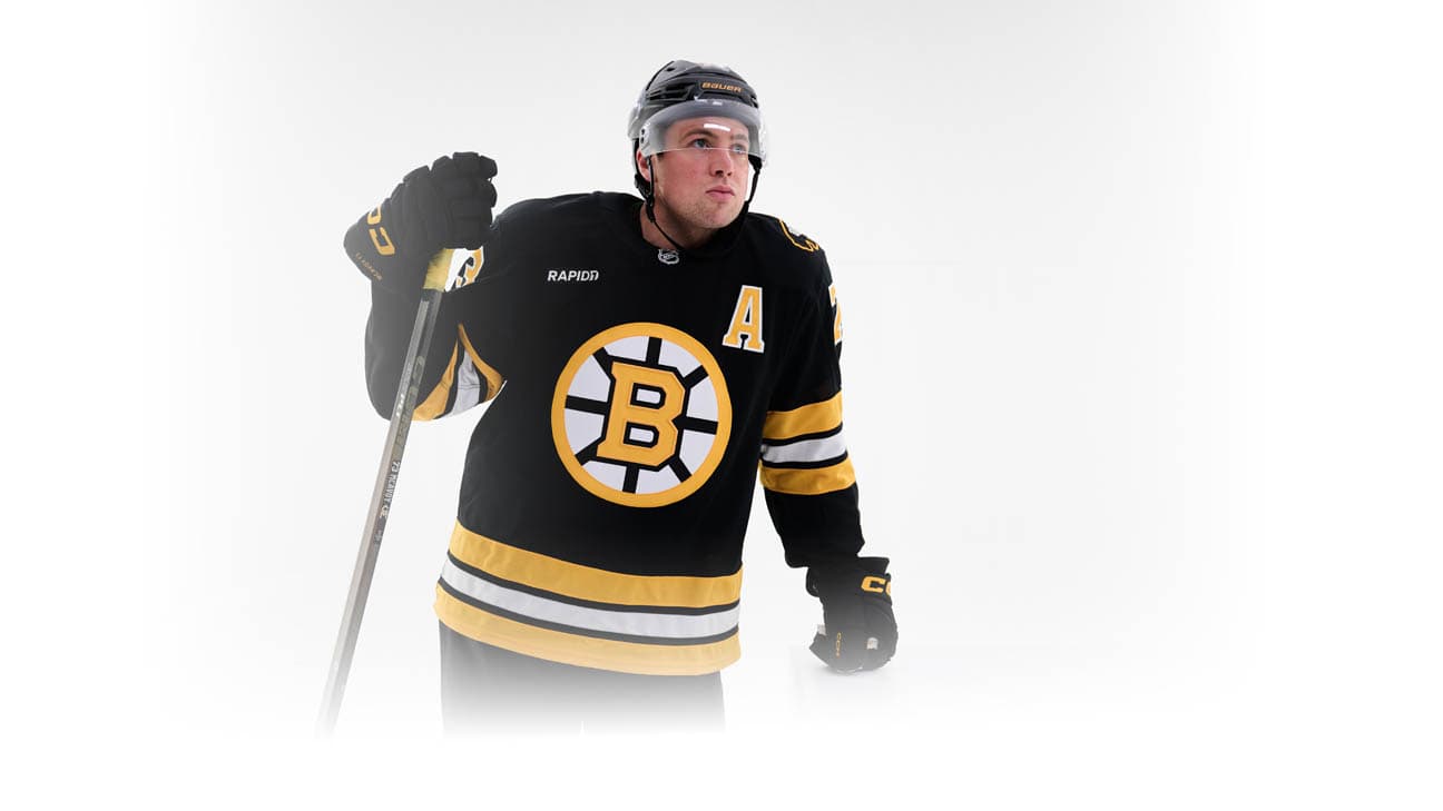 Charlie McAvoy action shot