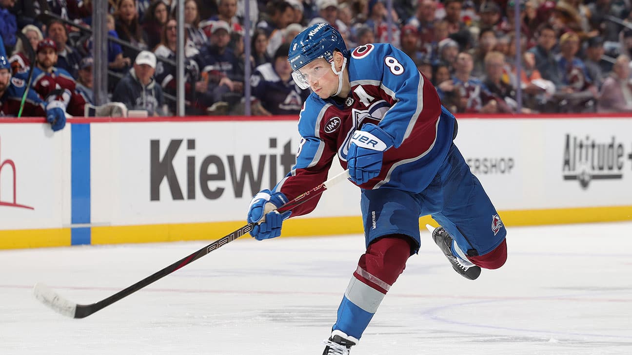 Cale Makar action shot