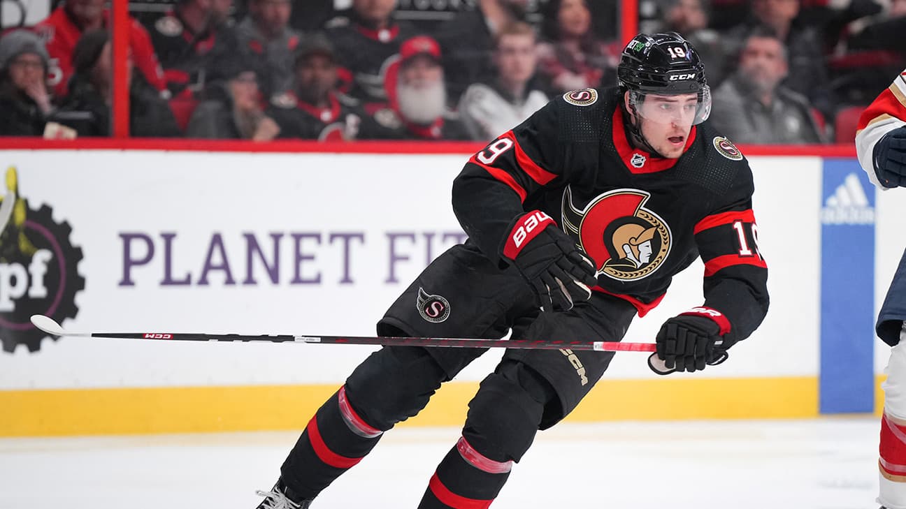 Drake Batherson action shot