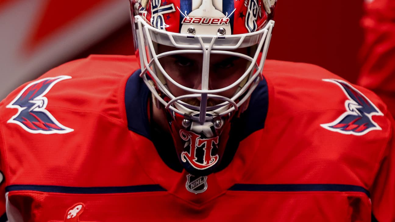 Logan Thompson action shot