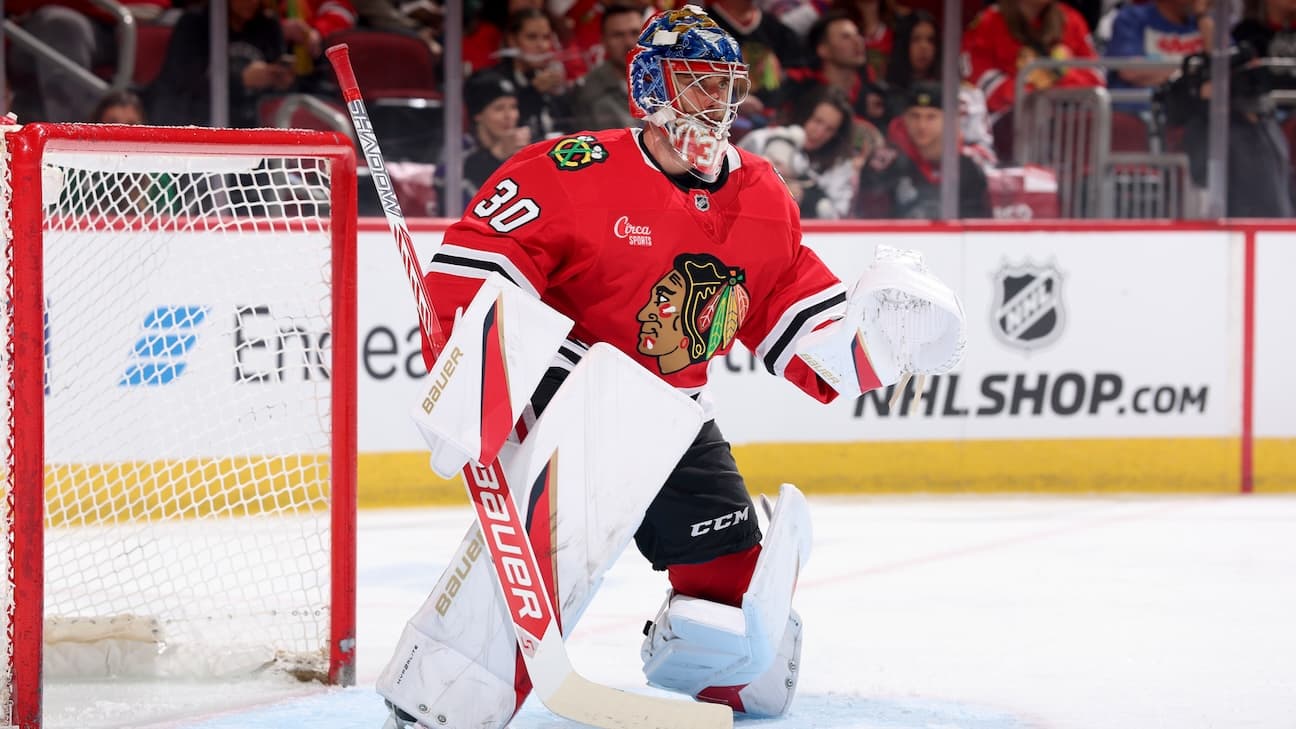 Spencer Knight action shot