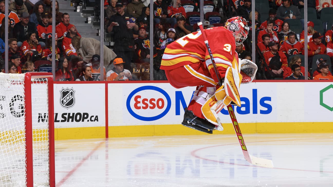 Dustin Wolf action shot