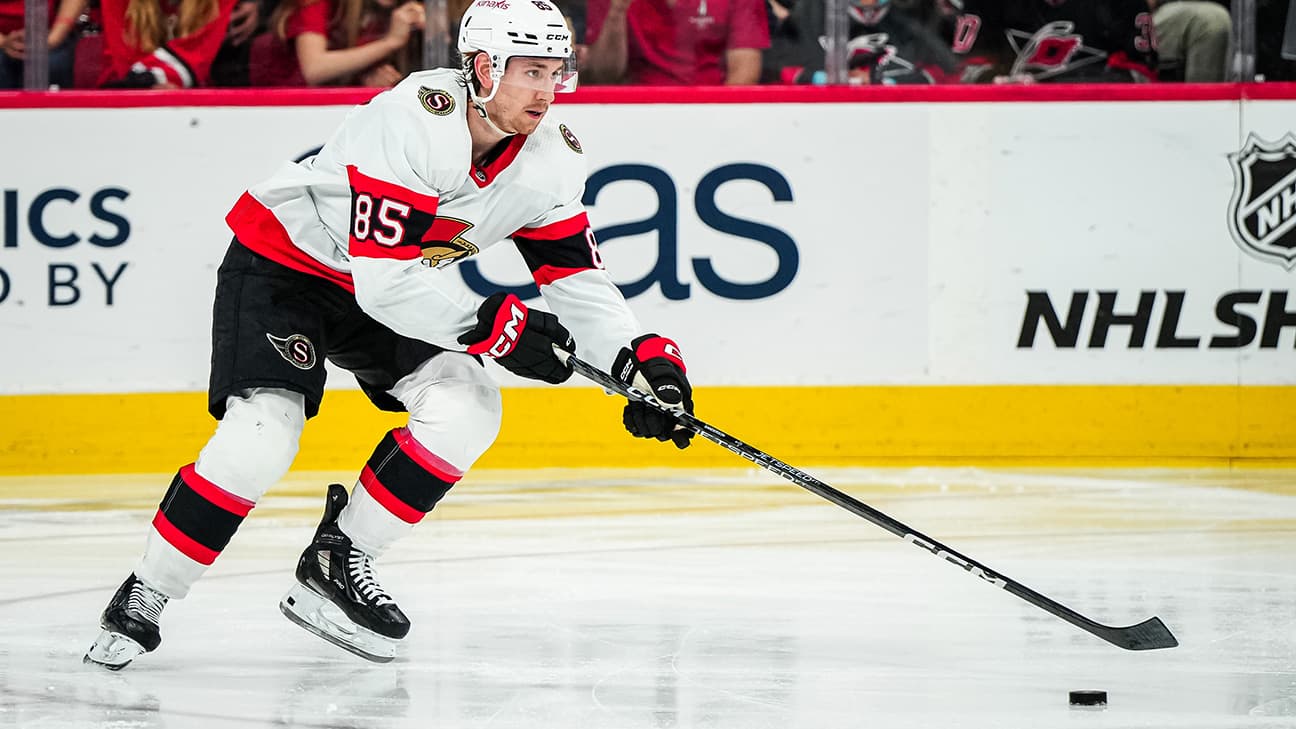 Jake Sanderson action shot