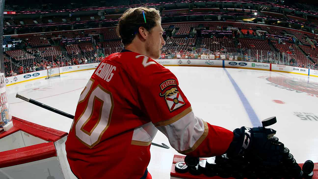 Mike Benning action shot