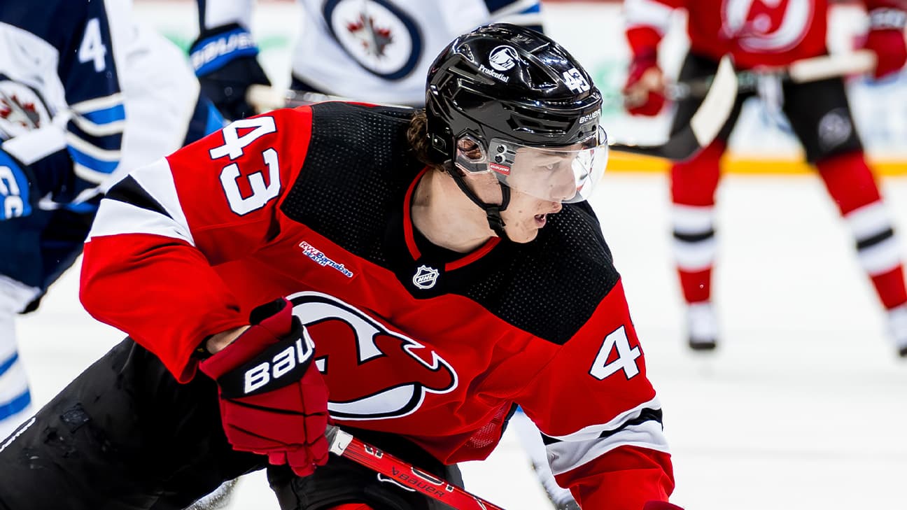 Luke Hughes action shot