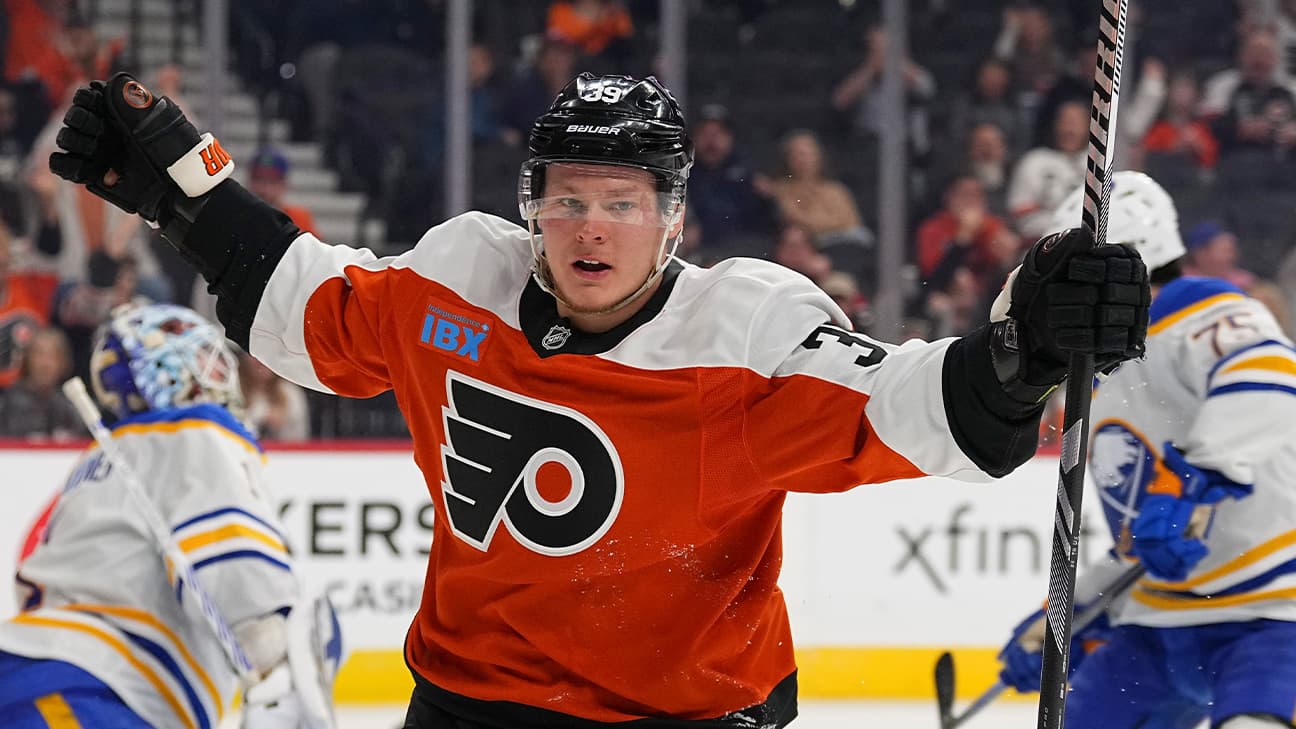 Matvei Michkov action shot