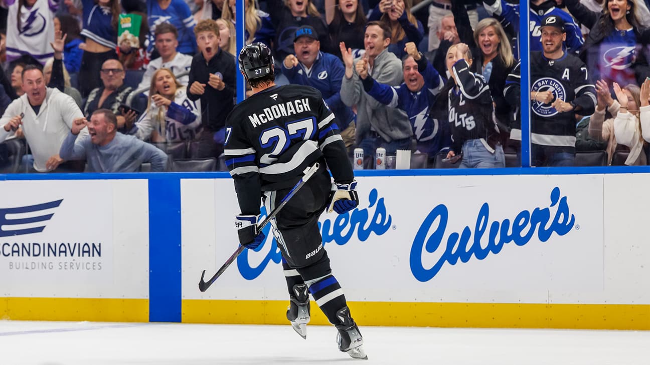 Ryan McDonagh action shot