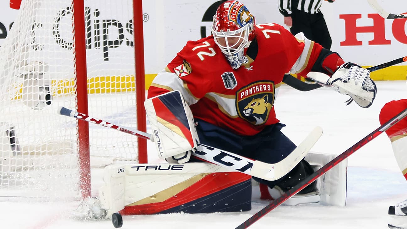 Sergei Bobrovsky action shot