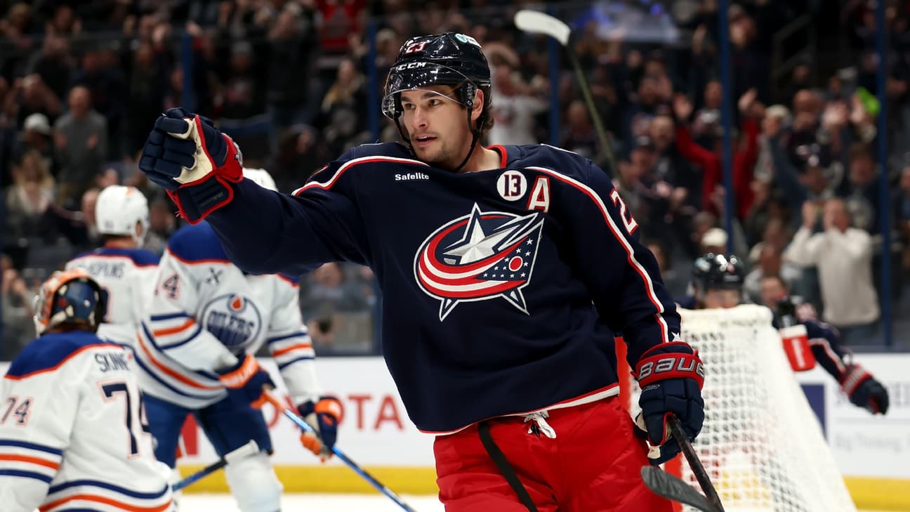 Sean Monahan action shot