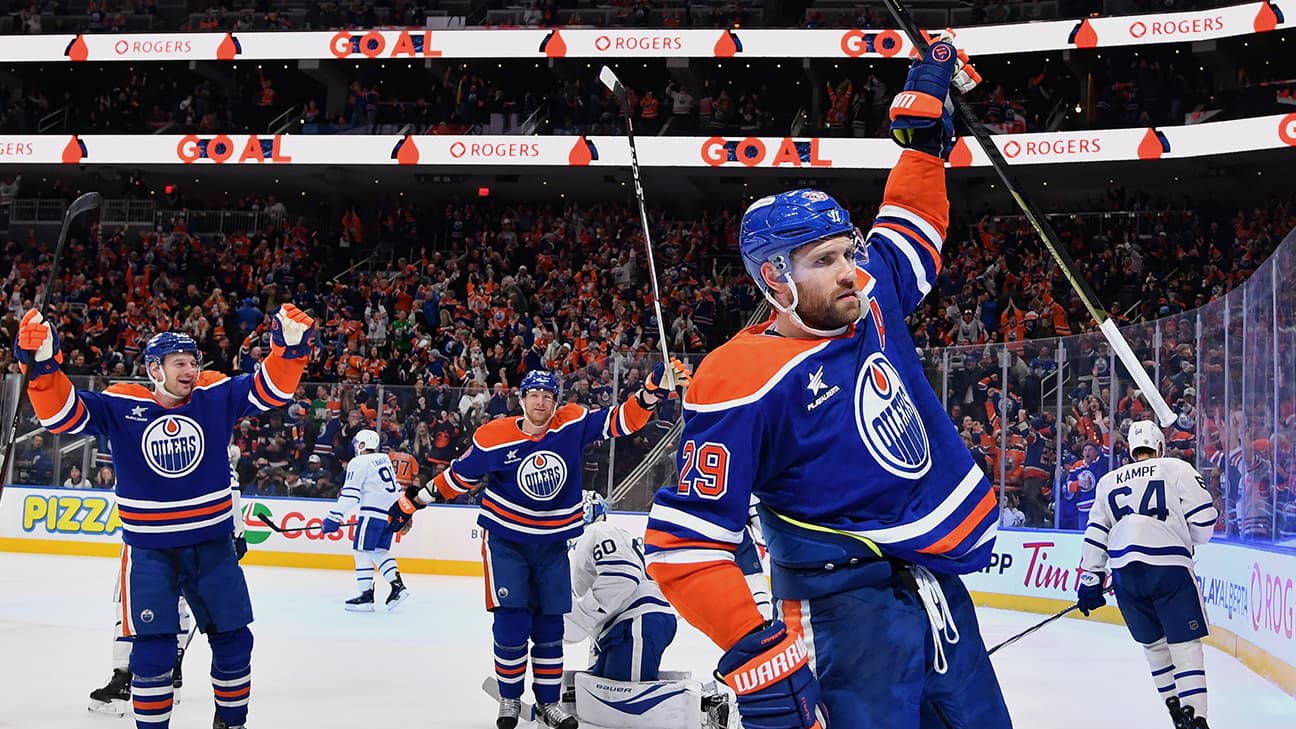 Leon Draisaitl action shot