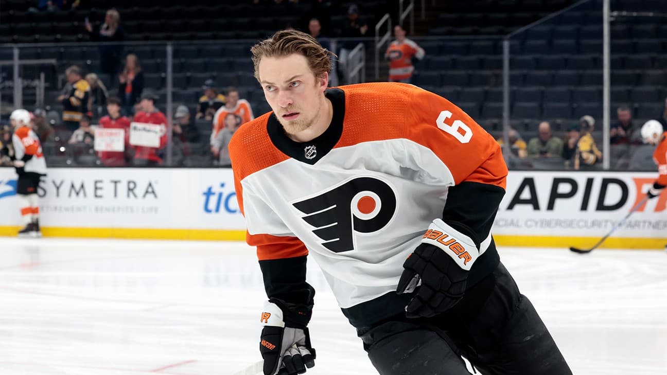 Travis Sanheim action shot