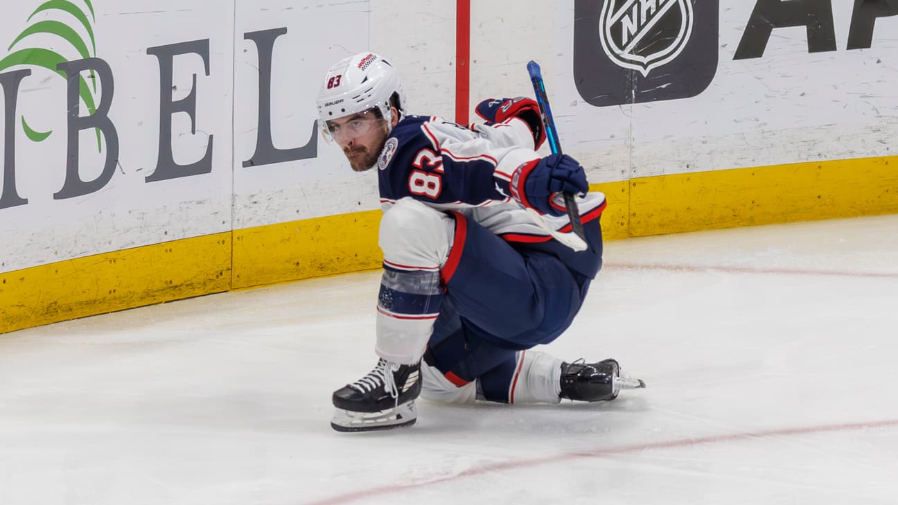 Conor Garland action shot