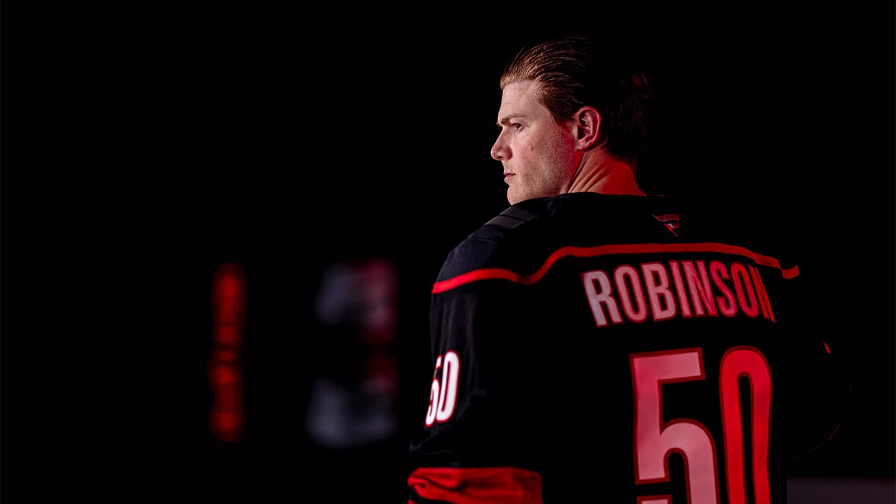 Eric Robinson action shot