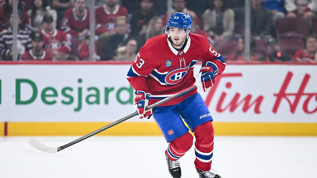 Noah Dobson action shot