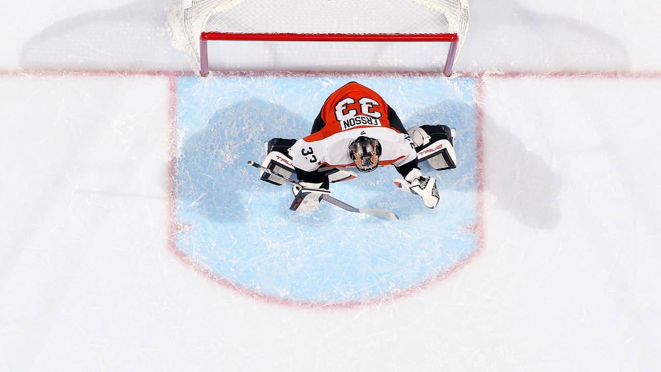 Samuel Ersson action shot