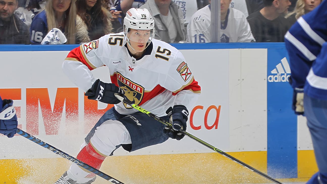 Anton Lundell action shot