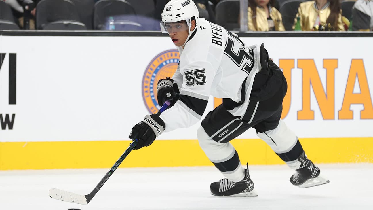 Quinton Byfield action shot